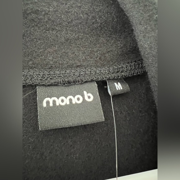 NWT Black Mono b Longline Cardigan size medium - Picture 3 of 4